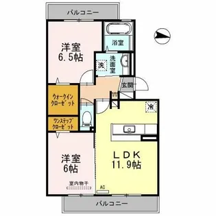 ファミリア金剛【2階】の間取り