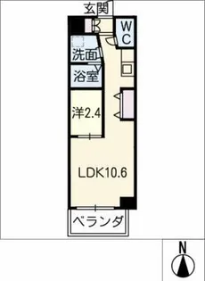 セントフィオーレ上名古屋【6階】の間取り