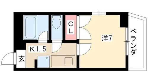 フォレスト318【5C号室】の間取り