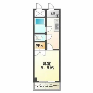 ベルメーユ滝原【2階】の間取り
