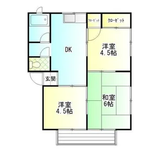 パールハイツ新野辺【3号室】の間取り