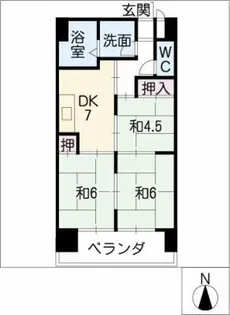 小崎ビル【5階】の間取り