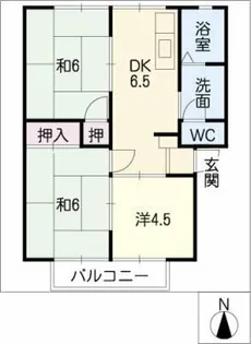 メゾンヤギ【2階】の間取り