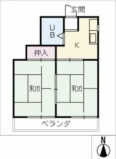 エクセランス稲島【2階】の間取り