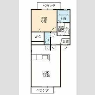 ベル カーサ【3階】の間取り