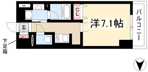 セイワパレス丸の内駅前【2階】の間取り