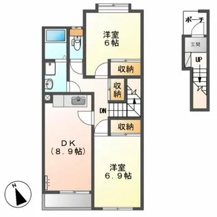リープ136【2階】の間取り