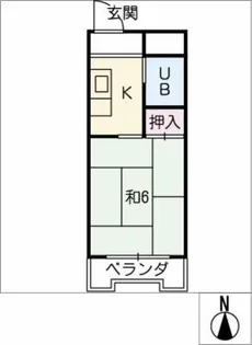 大豊マンション【2階】の間取り