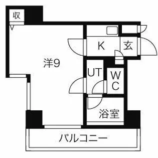 パックス今池【8階】の間取り