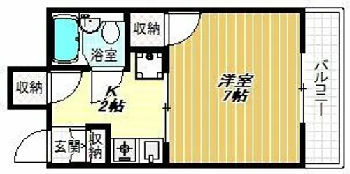 ドルチェ松原【3階】の間取り