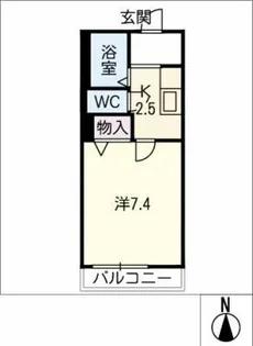LinPot高見【2階】の間取り