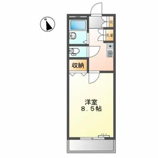 DREAM-NISHIZAKI【2階】の間取り