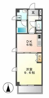 HF伏見レジデンス(旧Will Do伏見)【4階】の間取り