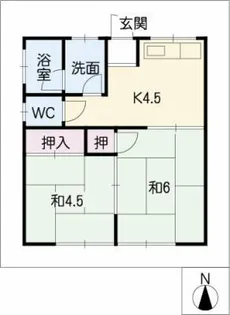愛知県豊明市新田町広長【一戸建】の間取り