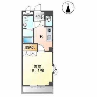 プレザンス NT【1階】の間取り