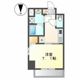 プランドール名駅【6階】の間取り