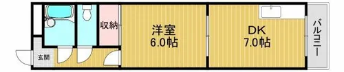 アプティ3番館【1階】の間取り