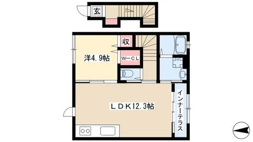セルバ【201号室】の間取り