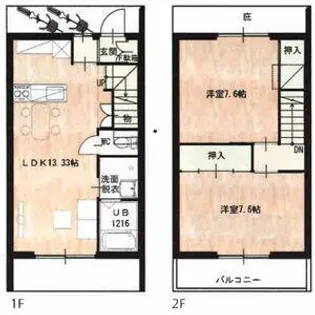 CELESTY【1階】の間取り
