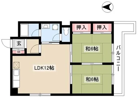 ヴィラMK【3階】の間取り