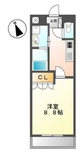 Sans luce(サン ルーチェ)【2階】の間取り