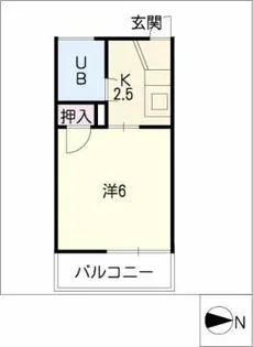 フォーブル妙音通【1階】の間取り