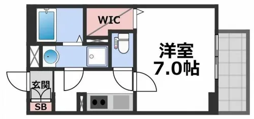 アプローズ【1階】の間取り