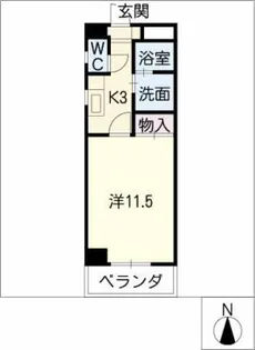 サンパーク中村公園【2階】の間取り