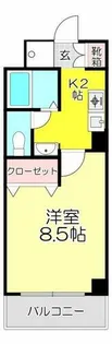 M’プラザ布施弐番館【11階】の間取り
