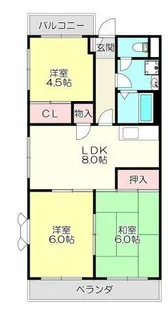 ジオ・パレス【2階】の間取り