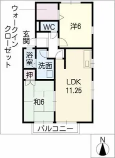 ラ・シーズ・ファーラ【1階】の間取り
