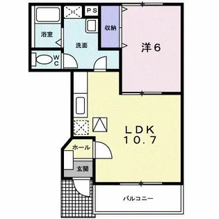 フルール【1階】の間取り