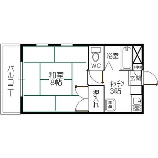 ベルドーレ21【2階】の間取り