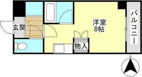 フェリス松栄【301号室】の間取り