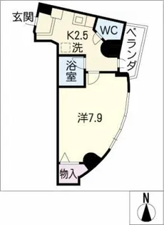 グランディア本山【2階】の間取り