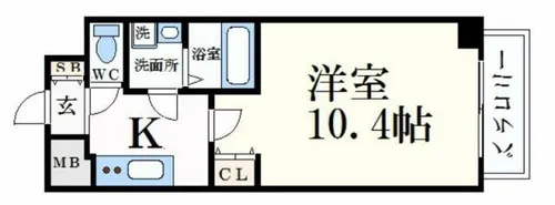 インタービレッジ土山二番館【2階】の間取り