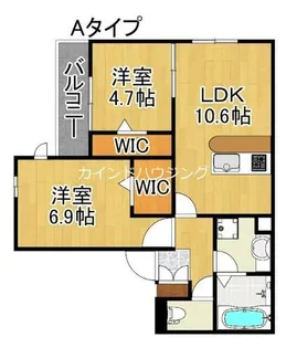 Brillante【1階】の間取り