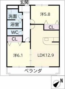 アーバンレジデンス【2階】の間取り