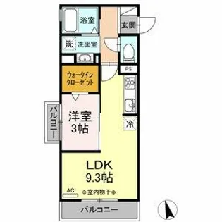 グランメゾン・新瀬戸 B【2階】の間取り