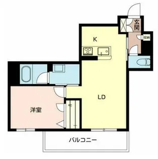 remembrance西新町【4階】の間取り
