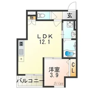EIJU Koyama【1階】の間取り