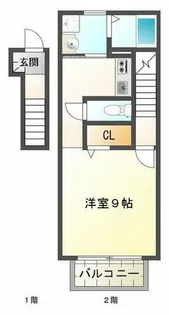シュエット【2階】の間取り