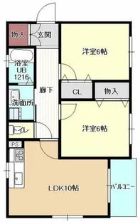 ペイサージュ【1階】の間取り
