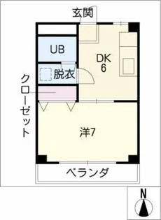 VIOLET HOUSE【3階】の間取り