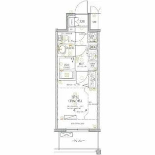 ディアレイシャス浅間町ステーションフロント【13階】の間取り