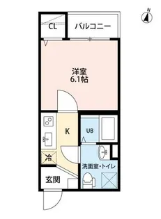 CLOVER【3階】の間取り