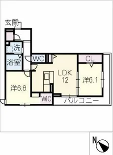 プラム86【1階】の間取り
