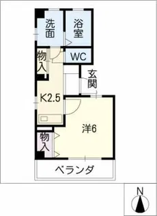 サン・あつた【2階】の間取り