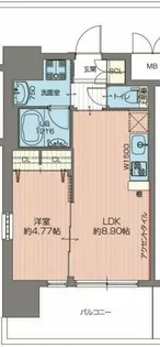 プレジオ布施ASIAN【14階】の間取り