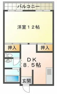 グリーンヒル舞子【3階】の間取り